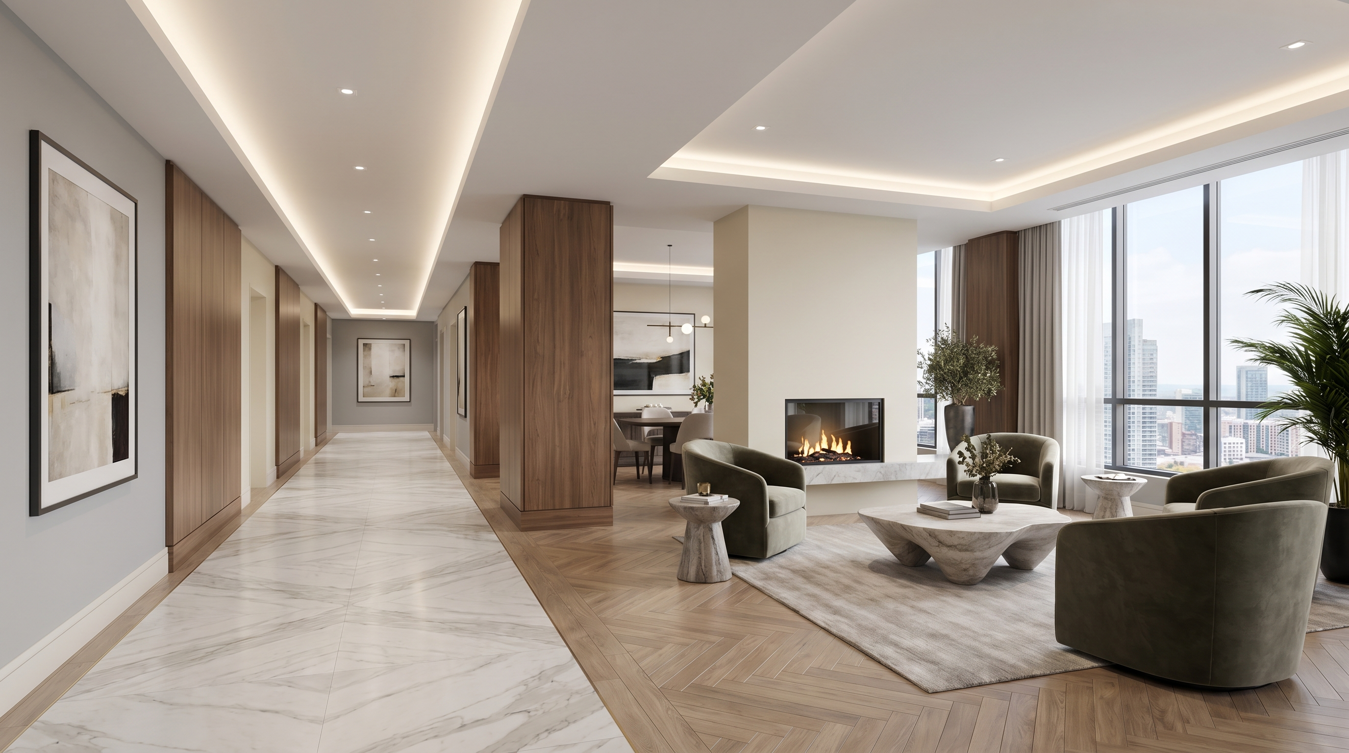 High-end common area renovation by Avapro